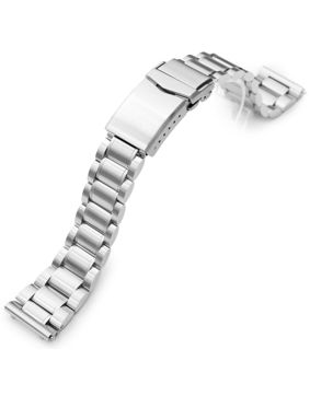 MiLTAT Entwine II (Pull-Twist) Brushed straight end stålarmband 20 mm SS201620B163S