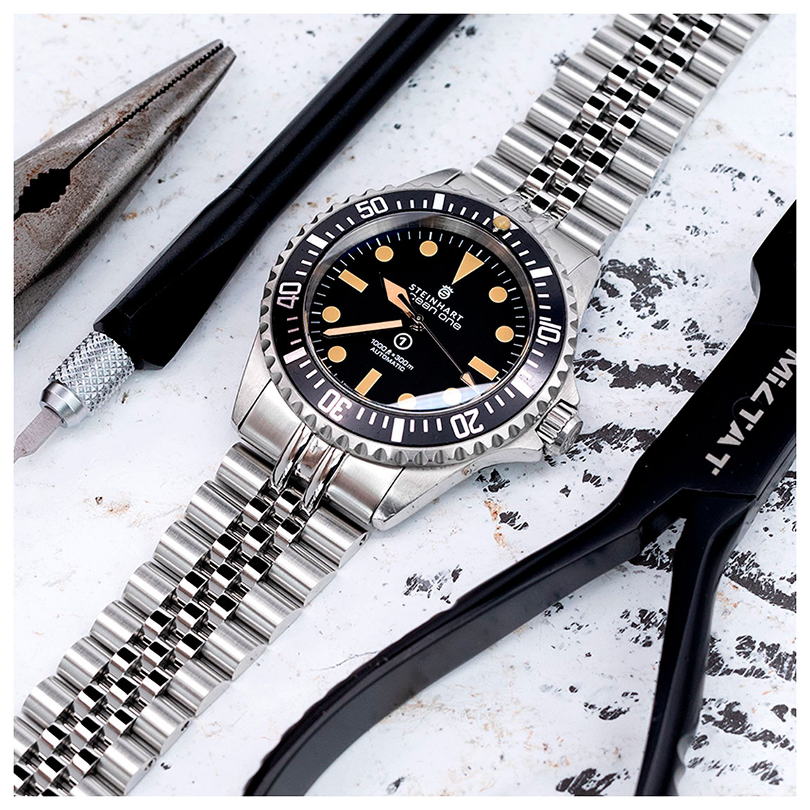 Steinhart jubilee on sale bracelet 22mm