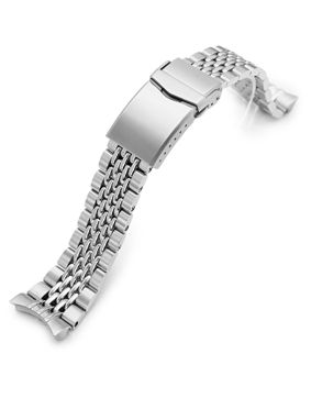 MiLTAT Goma BOR stålarmband för Orient Kamasu SS221820BPS125