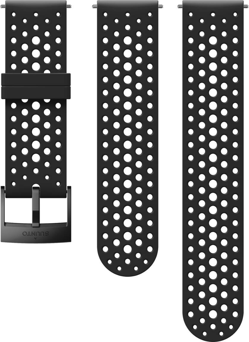 Suunto Spartan Sport, Suunto 7, Suunto 9 Athletic 1 Black silikonarmband 24 mm SS050225000