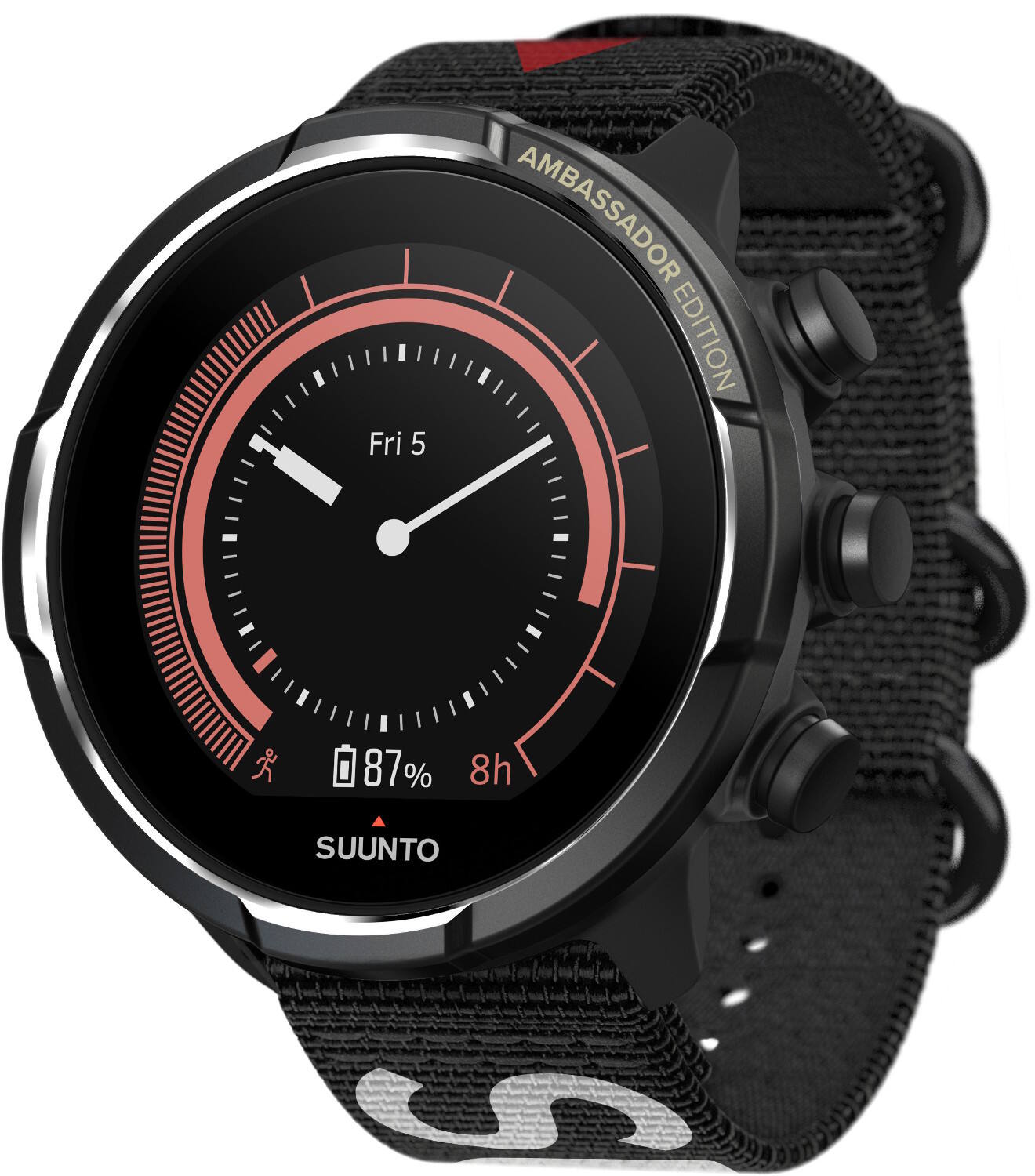Suunto 9 outlet baro red velcro