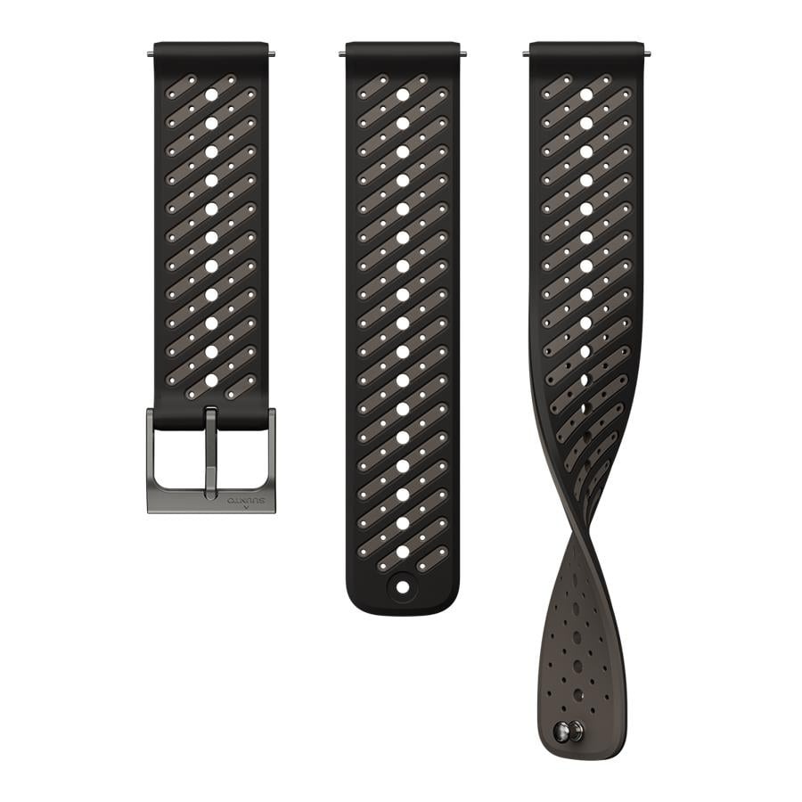 Suunto Race 2 silikonarmband 22 mm Black