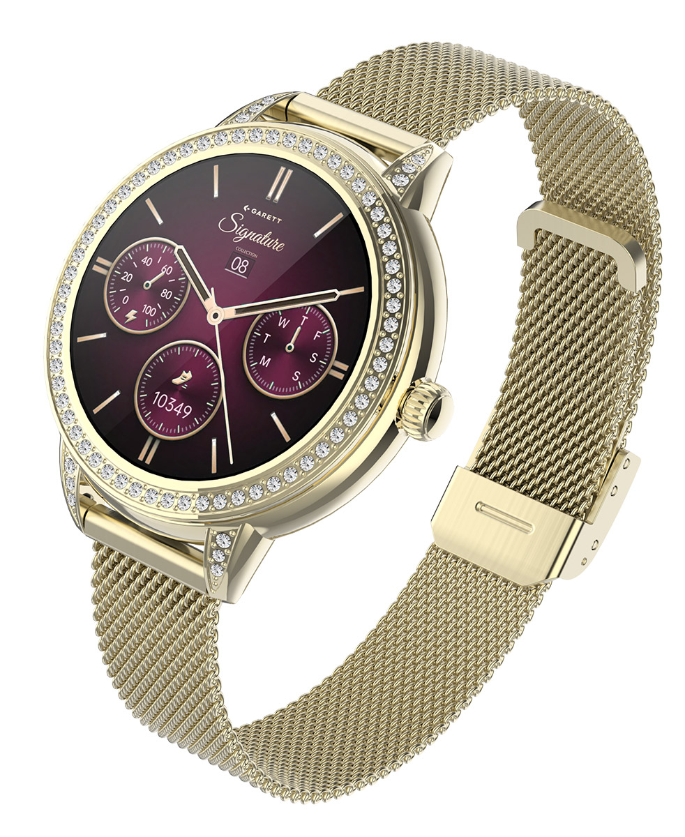 Garett Signature Stella Gold Mesh smartklocka