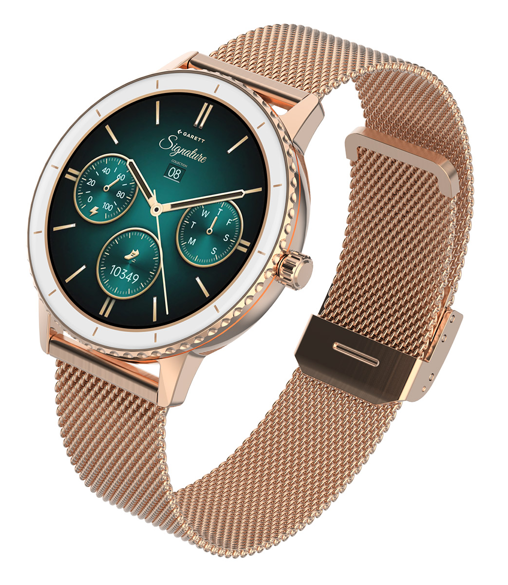 Garett Signature Grace Rose Gold Mesh smartklocka