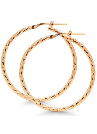 Silverläkringar pipa diamantklippad SX-E0035RG