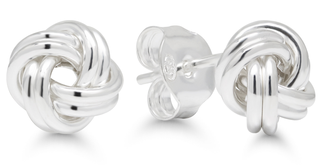 Silverörhängen knut SX-E0044