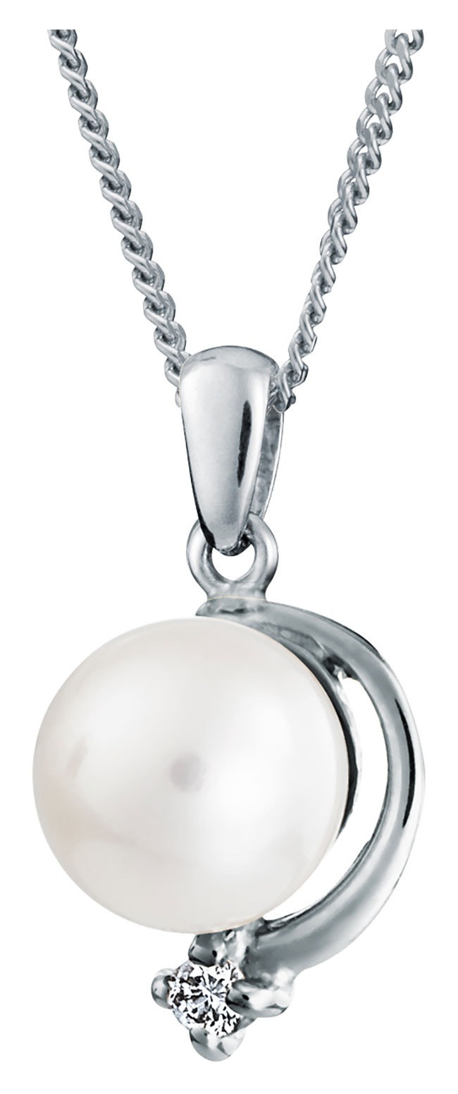 Pirami 8mm diamant pärl berlock 01040111