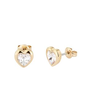 Ted Baker Han Crystal Heart guldfärgad hjärtstiftörhängen 06-TBJ1654-02-02