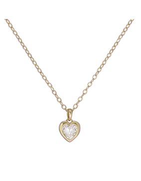 Ted Baker Hannela guldfärgad hjärthalsband 06-TBJ1681-02-02