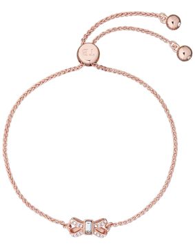 Ted Baker Sabsal Crystal Sparkle Bow Drawstring armband TBJ2526-24-02