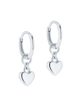 Ted Baker Harrye silverfärgad hjärthoops 06-TBJ2578-01-03