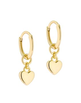 Ted Baker Harrye guldfärgad hjärthoops 06-TBJ2578-02-03