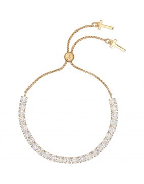 Ted Baker Melrah guldfärgat tennisarmband 06-TBJ2968-02-02