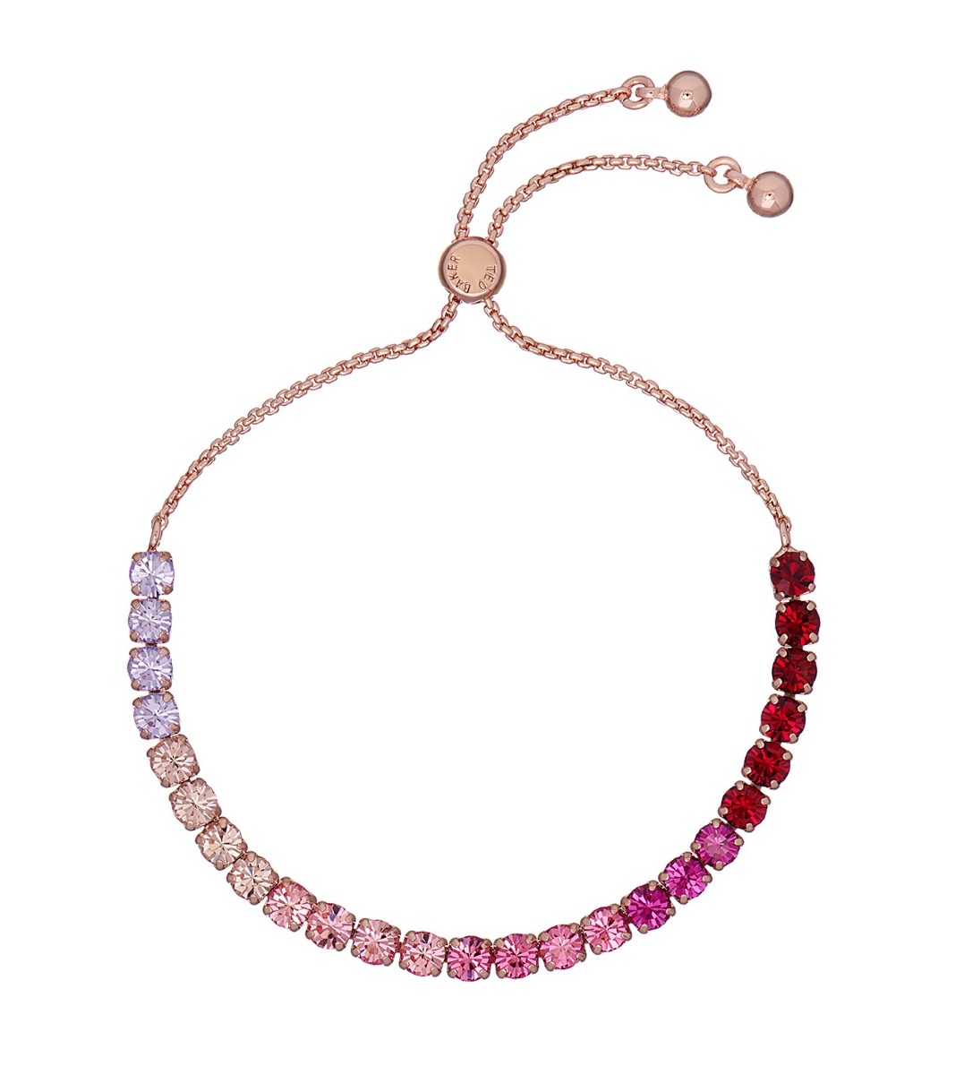 Ted Baker Melrah roseguldfärgad tennisarmband 06-TBJ2968-24-248