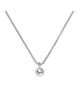 Ted Baker Sininaa silverfärgad solitaire halsband 06-TBJ3034-01-02