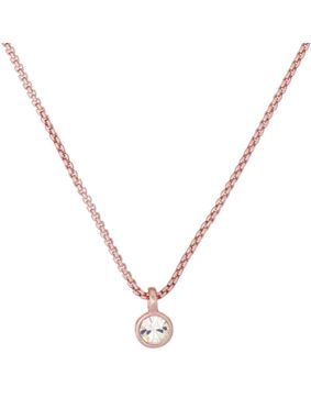 Ted Baker Sininaa roseguldfärgat solitaire halsband 06-TBJ3034-24-02