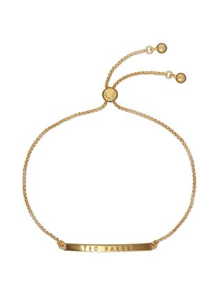 Ted Baker Breenar guldfärgad armband med platta 06-TBJ3456-02-03