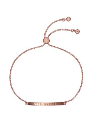 Ted Baker Breenar roseguldfärgad armband med platta 06-TBJ3456-24-03