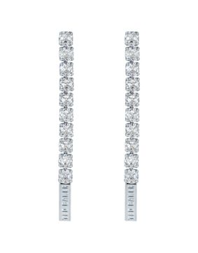 Ted Baker Mellsie journey långa silverfärgad örhängen 06-TBJ3662-01-02