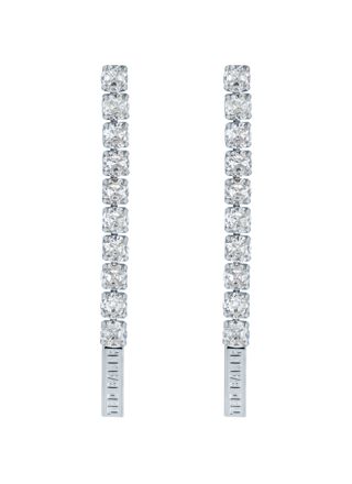 Ted Baker Mellsie journey långa silverfärgad örhängen 06-TBJ3662-01-02