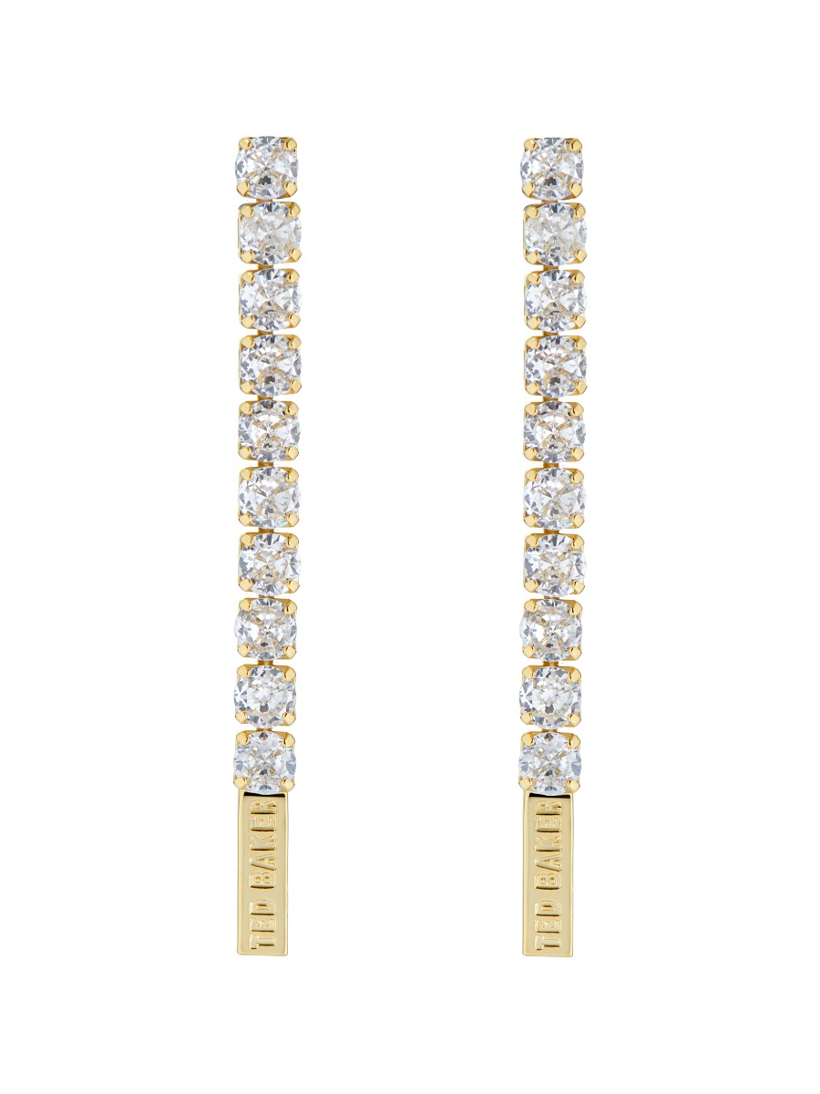 Ted Baker Mellsie journey långa guldfärgad örhängen 06-TBJ3662-02-02