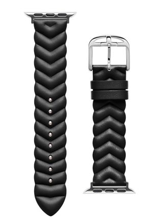 Ted Baker svart läderarmband för Apple Watch  38/40/41 mm BKS38F110B0