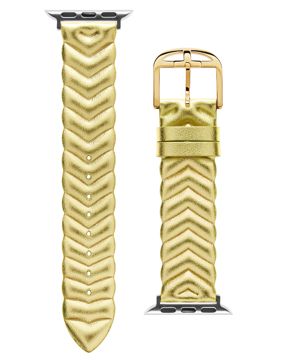 Ted Baker guld läderarmband för Apple Watch 38/40/41 mm BKS38F114B0