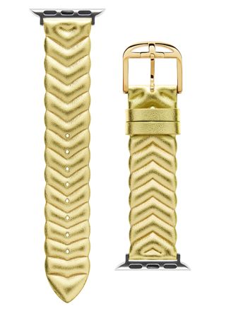 Ted Baker guld läderarmband för Apple Watch  38/40/41 mm BKS38F114B0