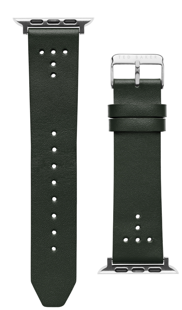 Ted Baker grönt läderarmband för Apple Watch  42/44/45/49 mm BKS42S220B0