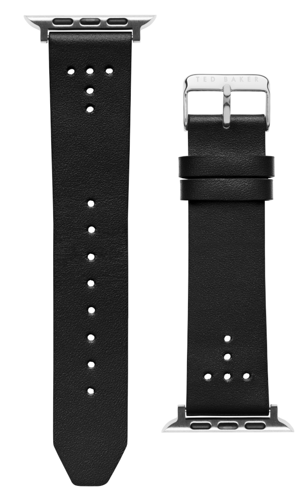 Ted Baker svart läderarmband för Apple Watch  42/44/45/49 mm BKS42S221B0