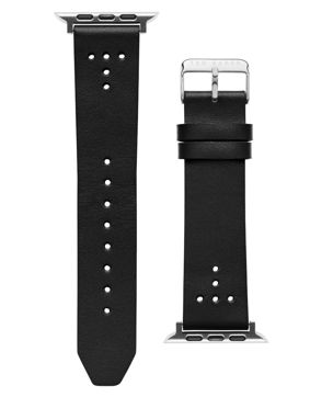 Ted Baker svart läderarmband för Apple Watch 42/44/45/49 mm BKS42S221B0