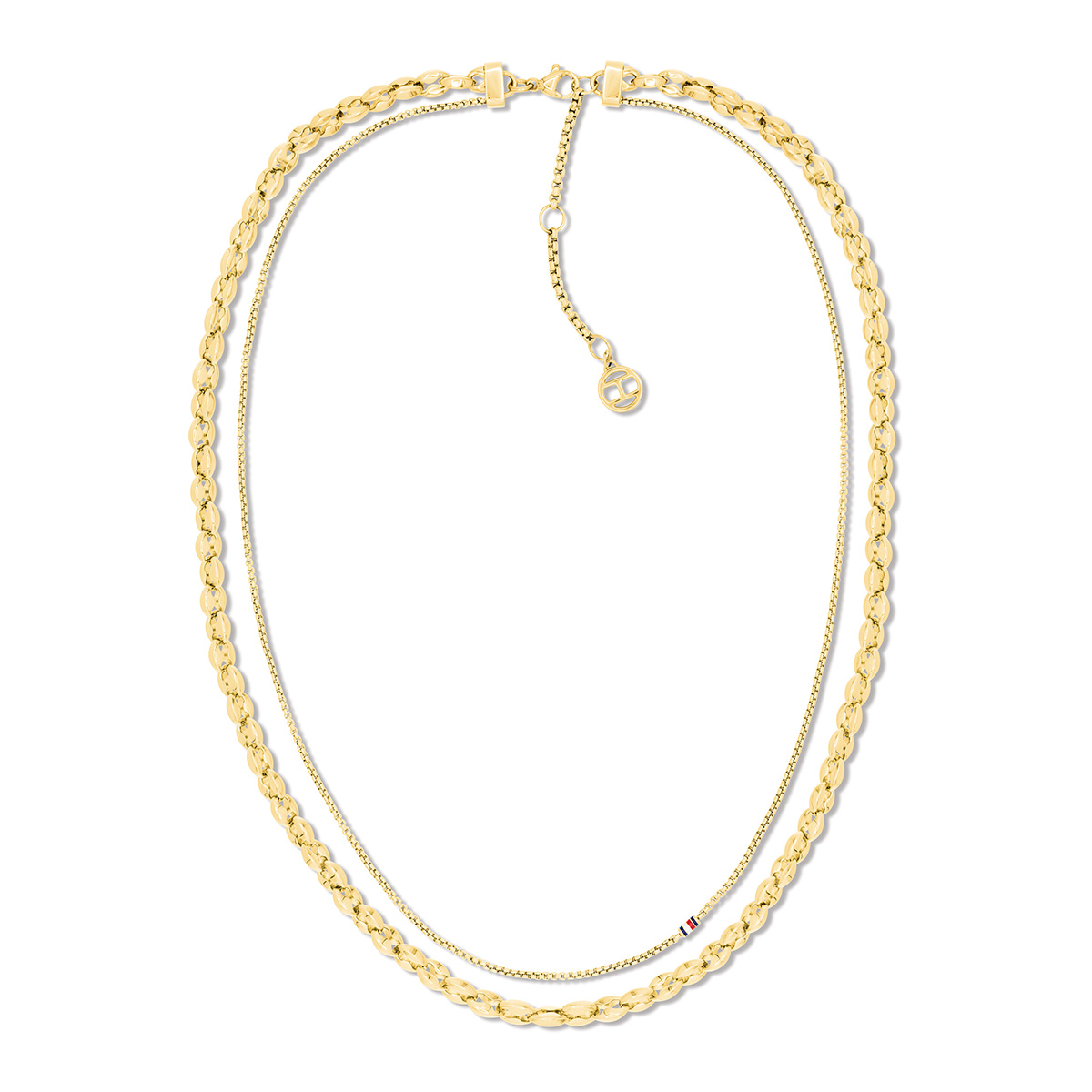 Tommy Hilfiger Layering Sets halsband guldpläterat 2781081