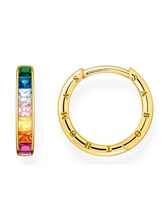 Thomas Sabo Rainbow Heritage colourful stones pave gold örhängen CR668-996-7