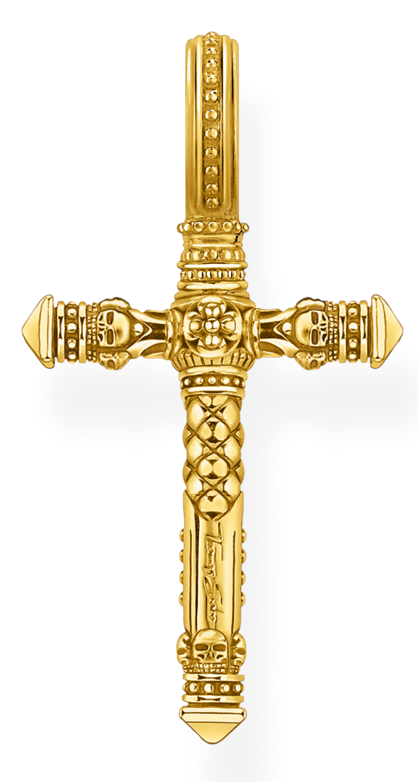 Thomas Sabo cross gold berlock PE503-413-39