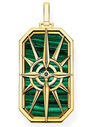 Thomas Sabo Compass star green berlock PE869-140-6