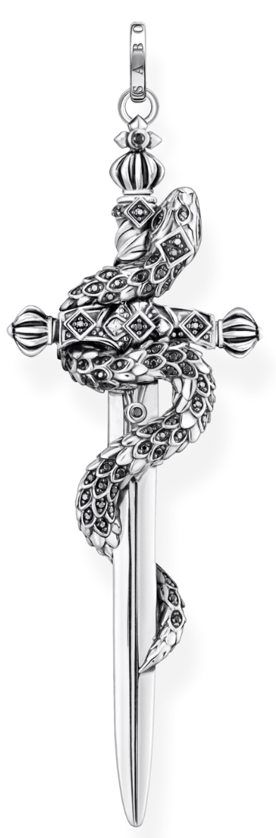 Thomas Sabo Rebel snake Blackened sword with snake berlock PE943-643-11