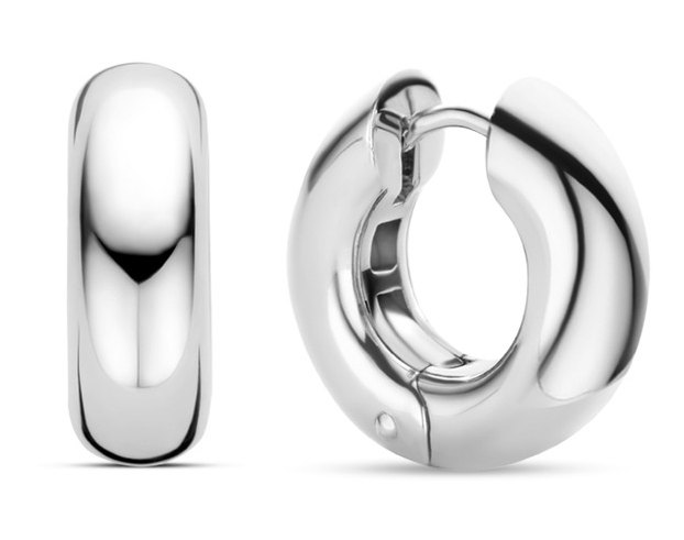 TI SENTO silver hoop örhängen 7909SI