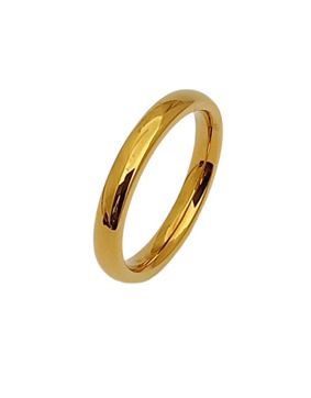 Bosie PVD guldpläterad titanring TICMPVD-023KK/3