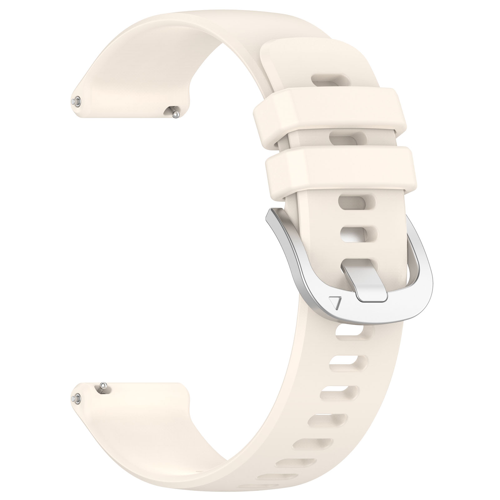 Tiera vit silikonarmband 18 mm