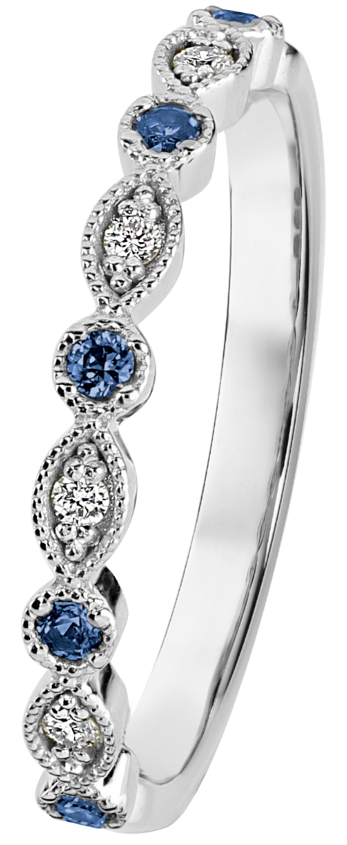 Kohinoor diamant-safirring Clara 033-269V-04