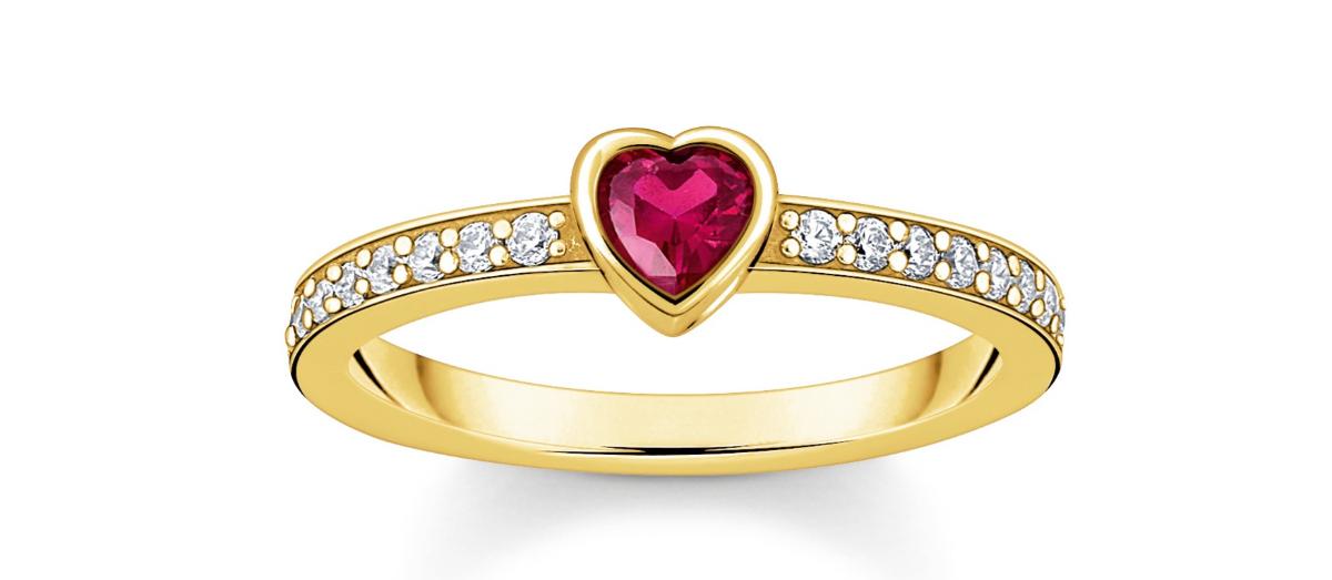 Thomas Sabo Glam & Soul Cosmic Amulet hjärtring TR2448-995-10