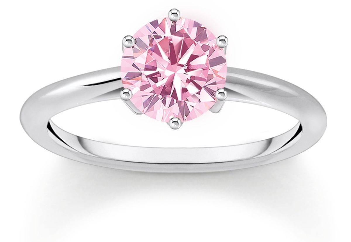Thomas Sabo Sparkling Pink ring TR2474-051-9