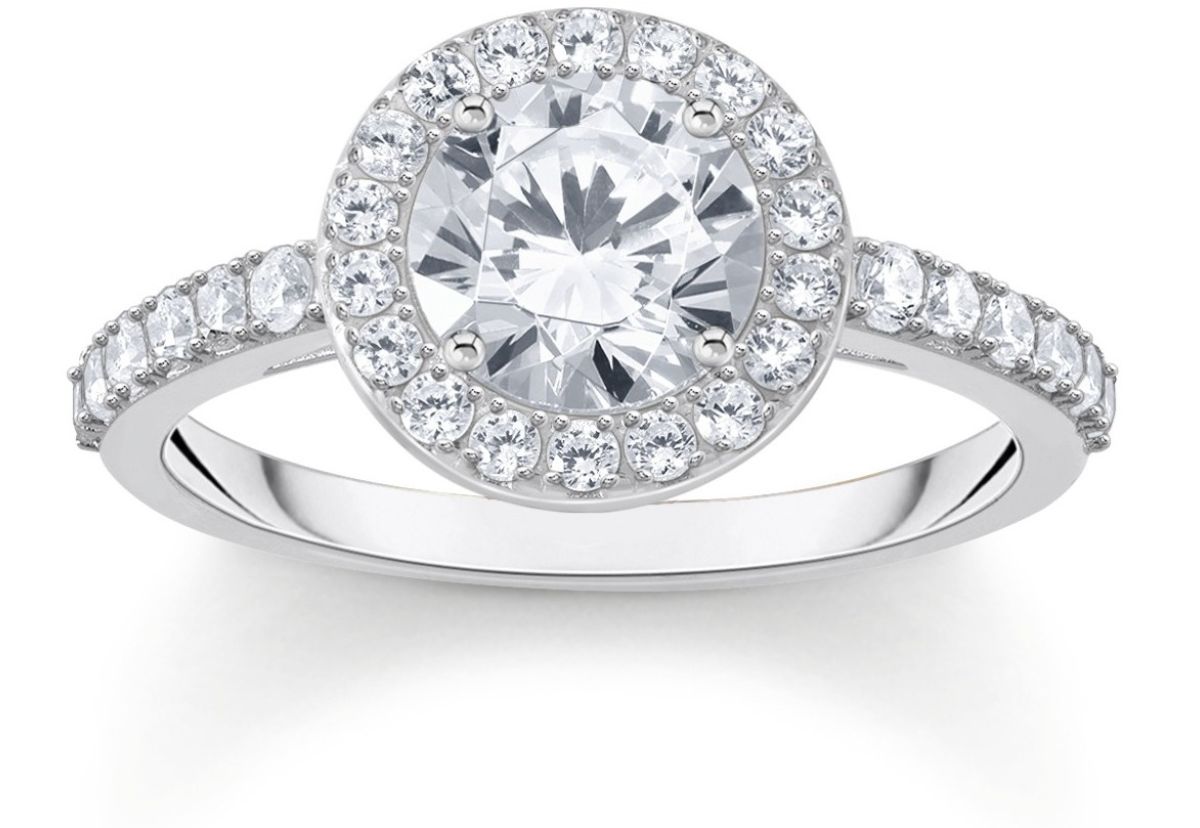 Thomas Sabo Sparkling White ring TR2475-051-14