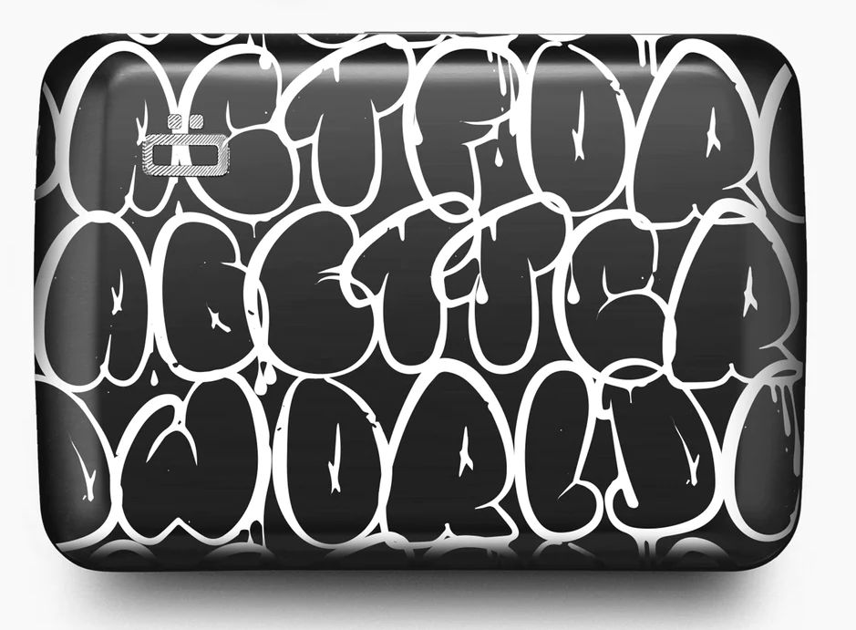 ÖGON Smart Case Oslo Graffiti plånbok