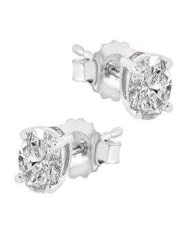Midem Copenhagen diamantörhängen 0,50ct vitguld
