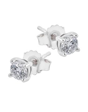 Midem Helsinki diamantörhängen 0,50ct vitguld