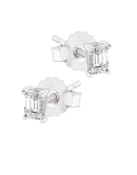 Midem Stockholm diamantörhängen 0,25ct vitguld