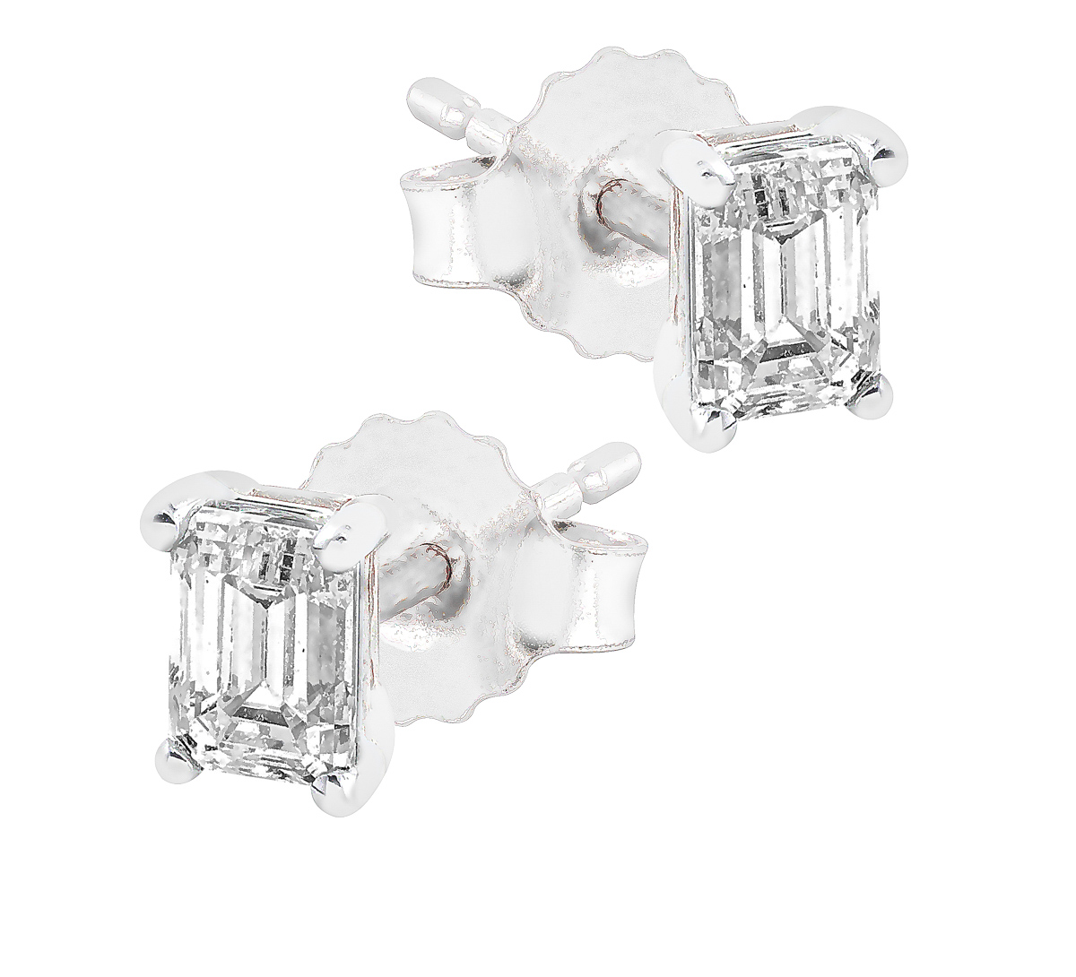 Midem Stockholm diamantörhängen 0,50ct vitguld