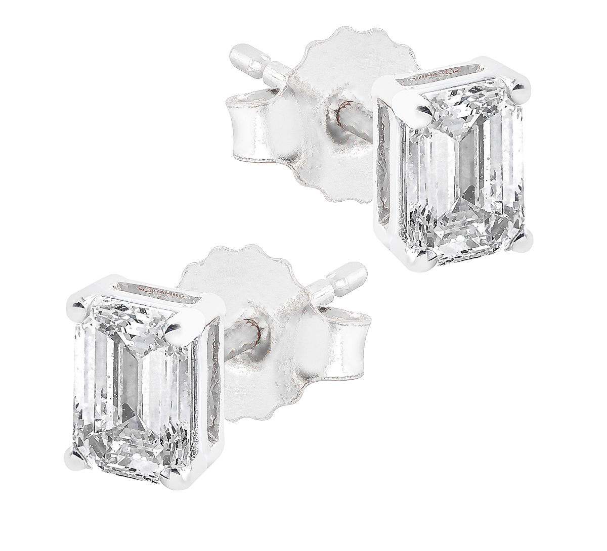 Midem Stockholm diamantörhängen 0,75ct vitguld