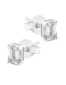Midem Stockholm diamantörhängen 0,75ct vitguld